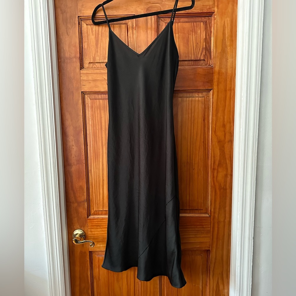 Aritzia Black Slip Dress
